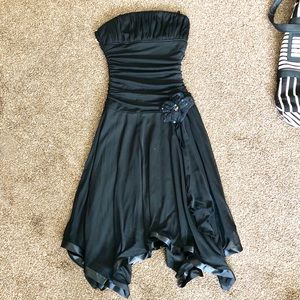 Black Strapless Dress